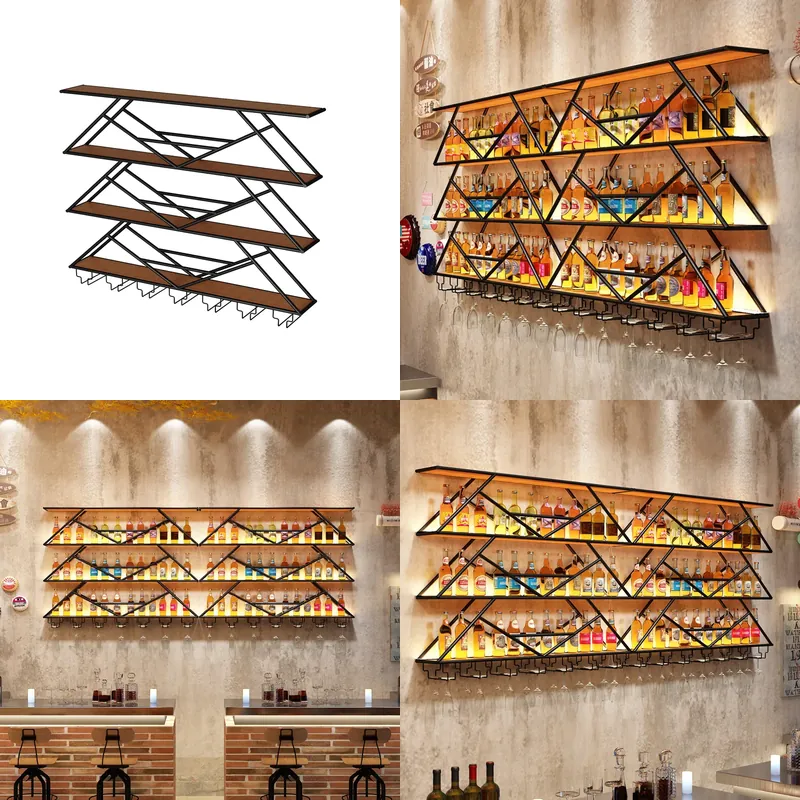 Wine & Beer Guayaquil - Wall Mounted Wine Rack Wrought Iron